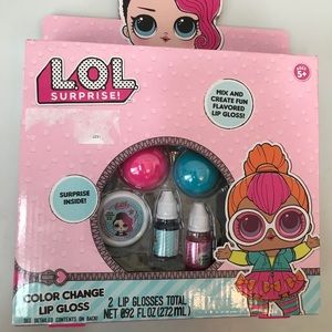 LOL Surprise Color Change Lip Gloss Girls Toy New!